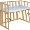 Amal II Piccolo Naturel Wieg Aan Bed Incl. Matras -Jollein Winkel piccolo naturel beuken wieg aan bed