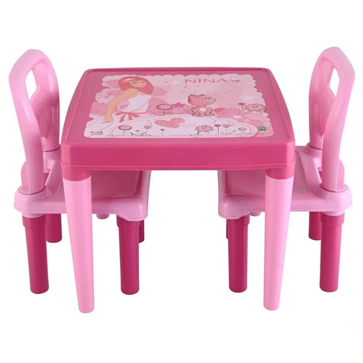 Pilsan Hobby Play Roze Tafel Met Stoeltjes 03 414 3 Pilsan Hobby Play Roze Tafel Met Stoeltjes 03 414