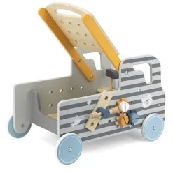 PolarB Houten Gereedschap Truck Loopwagen 44066 -Jollein Winkel polarb houten gereedschap truck loopwagen 44066 2