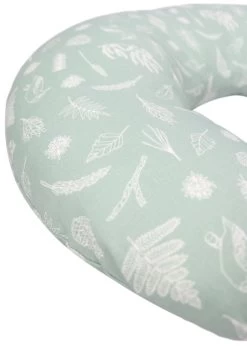 MamaLoes Botanical Stone Green Medium Voedingskussen ML2011 -Jollein Winkel print voedingskussen stone green 1