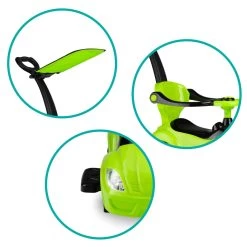 QKids Lolo Lime Green 2-in-1 Ride-on Loopauto QKIDS00007 19 QKids Lolo Lime Green 2-in-1 Ride-on Loopauto QKIDS00007 -Jollein Winkel qkids lolo lime green 2 in 1 ride on loopauto qkids00007 8