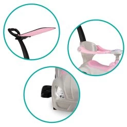 QKids Lolo Pink 2-in-1 Ride-on Loopauto QKIDS00006 19 QKids Lolo Pink 2-in-1 Ride-on Loopauto QKIDS00006 -Jollein Winkel qkids lolo pink 2 in 1 ride on loopauto qkids00006 8