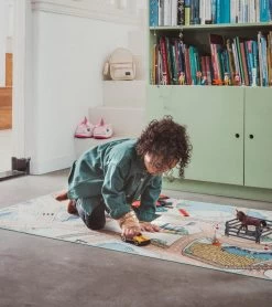 Rebel Roads Railroads Desert Mist 95x200 Cm Speelmat RPLYWGB32095200T01 -Jollein Winkel rebel roads railroads desert mist 95x200 cm speelmat rplywgb32095200t01 3