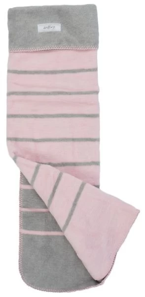 Zaffiro Grijs & Lichtroze Gestreept 75 X 100 Cm Wiegdeken 15120 4 Zaffiro Grijs & Lichtroze Gestreept 75 X 100 Cm Wiegdeken 15120 - Afbeelding 2