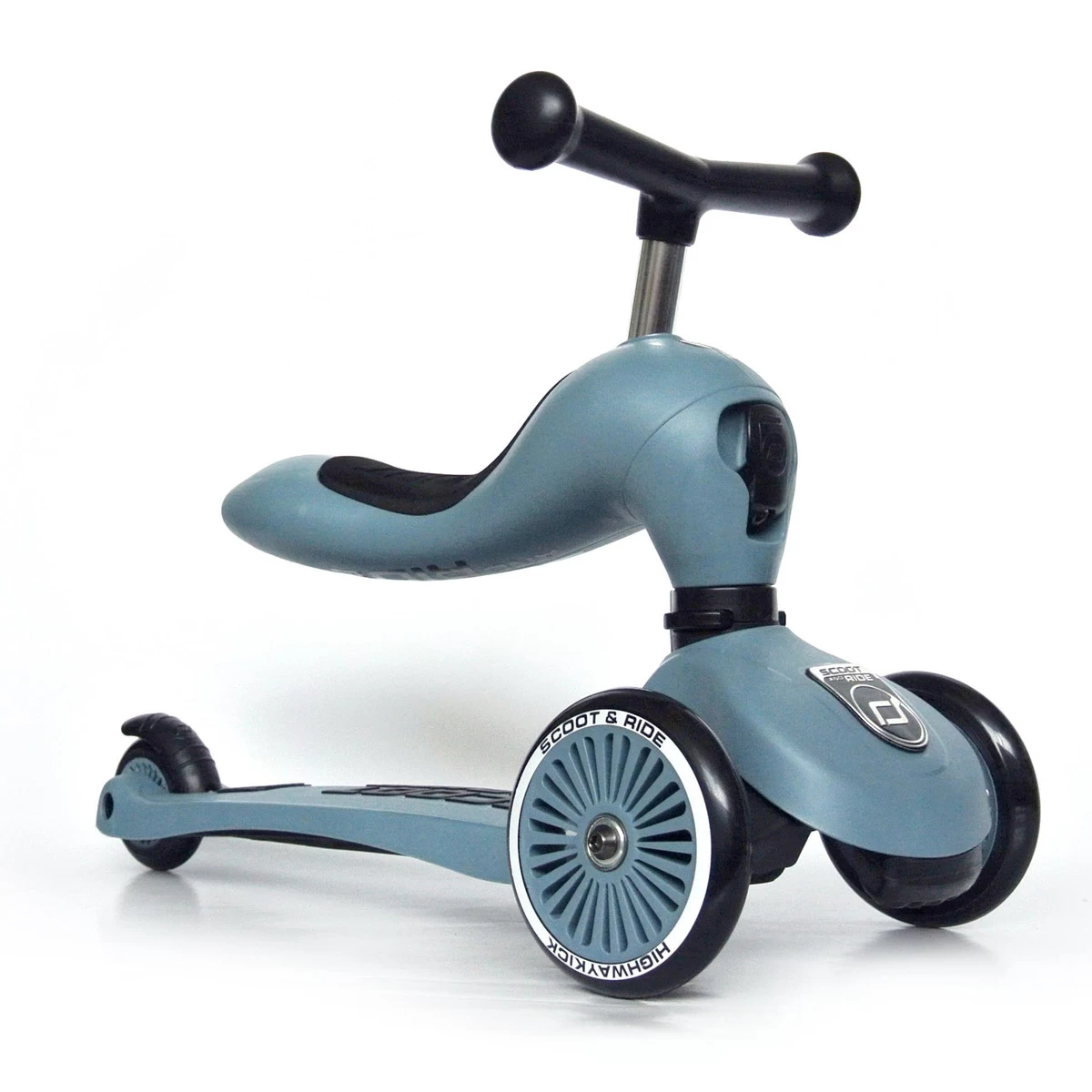 Scoot And Ride Steel Highwaykick 1 Step/Loopfiets SR-96271 5 Scoot And Ride Steel Highwaykick 1 Step/Loopfiets SR-96271 - Afbeelding 3