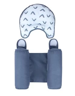 Sevibaby Blue Boomerang Steunkussen Met Hoofdkussentje 33-154 -Jollein Winkel sevibaby blue boomerang steunkussen met hoofdkussentje 2