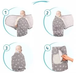 Sevibaby Swan Jersey Inbakerdoek 118-70 -Jollein Winkel sevibaby swan jersey inbakerdoek 118 70 6