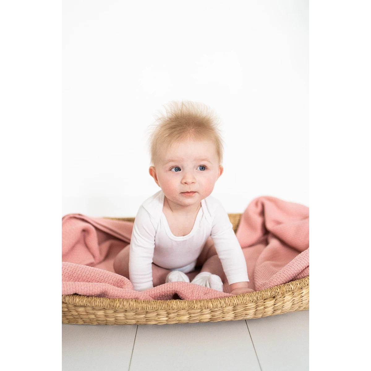 Briljant Pique Stonegreen 75 X 100 Cm Zomer Wiegdeken 60R 6 Briljant Pique Stonegreen 75 X 100 Cm Zomer Wiegdeken 60R - Afbeelding 4