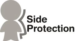 Osann Flux Isofix SPS Navy Melange 9-36 Kg Autostoel 102-138-249 -Jollein Winkel sideprotection logo