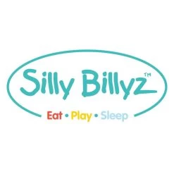 Silly Billyz Towel Dusty Blue Messy Eater Slab 117319 -Jollein Winkel sillybillyz logo 1 1 12