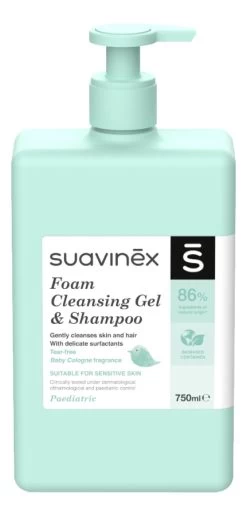 Suavinex Baby 750ml Foam Gel & Shampoo SXZCOS066884