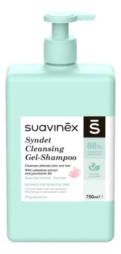 Suavinex Baby 750ml Syndet Zeepvrije Gel & Shampoo SXZCOS066907