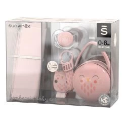 Suavinex Bonhomia Pink Gift Set SXSBZ2080743 -Jollein Winkel suavinex bonhomia owl pink duo fopspeendoosje sxsbz0079112 2