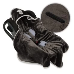 Babymatex Koala Grijs 95x95 Cm Microvezel Wikkeldeken Voor Autostoel TB0149_45 -Jollein Winkel tb0149 45