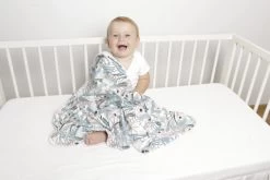 Babymatex Ines Plants 75x100 Cm Katoenen Wiegdeken TB0236_38 -Jollein Winkel tb0236 38
