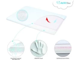 Babymatex AeroLine Slim Wit 40x26 Cm Hoofdkussentje TB0273_01 -Jollein Winkel tb0273 2