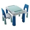 Tega Baby Teggi Turquoise/Navy/Grey Multifun 3-in-1 Tafel Met Twee Stoeltjes TI-011-173 -Jollein Winkel teggi turquoise navy grey set