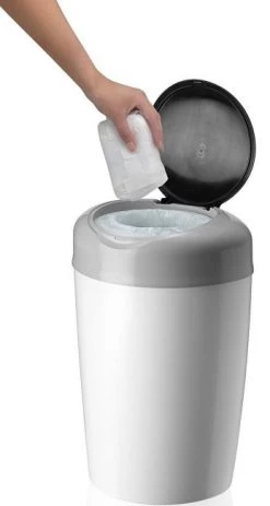 Tommee Tippee Simplee Sangenic Tub Wit/Grijs Luieremmer 87003103 (eco) -Jollein Winkel tommee tippee simplee sangenic wit grijs luieremmer 4 4