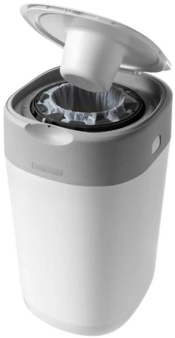 Tommee Tippee Twist & Click Tub Luieremmer Starterset Incl. 6 Cassettes 85100402 (eco) -Jollein Winkel tommee tippee twist click cotton white luieremmer 85101201 2 1
