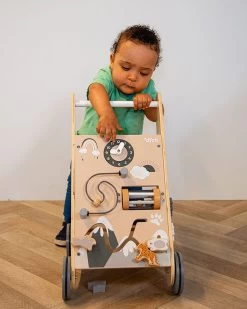 Tryco Nature Houten Activiteiten Loopwagen TR-353003 -Jollein Winkel tr 353003 tryco wooden baby walker new 07 1920x1920