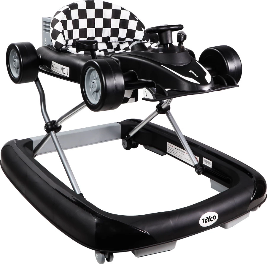 Tryco F1 Racer Black 2-in-1 Loopstoel En Loopwagen TR-362703 8 Tryco F1 Racer Black 2-in-1 Loopstoel En Loopwagen TR-362703 - Afbeelding 6