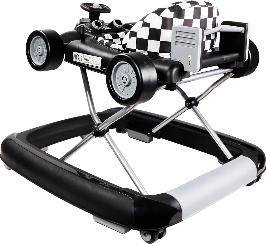 Tryco F1 Racer Black 2-in-1 Loopstoel En Loopwagen TR-362703 5 Tryco F1 Racer Black 2-in-1 Loopstoel En Loopwagen TR-362703 - Afbeelding 3