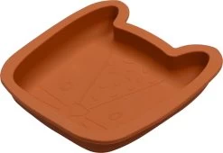 Tryco Leopard Sienna Siliconen Bord TR-392816 -Jollein Winkel tr 392816 8720289396725 leopard sienna silicone plate 03