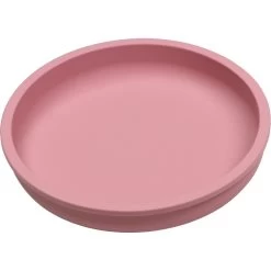 Tryco Dusty Rose Siliconen Bord TR-392818 -Jollein Winkel tr 392818 8720663930392 dusty rose round silicone plate 03