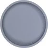 Tryco Dusty Blue Siliconen Bord TR-392819 -Jollein Winkel tr 392819 8720289396749 dusty blue round silicone plate 01