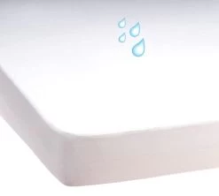 Briljant Molton Waterdicht 70x140 Juniorbed Hoeslaken/Matrasbeschermer -Jollein Winkel waterdichte molton hoeslaken pu matrasbeschermer briljant 1