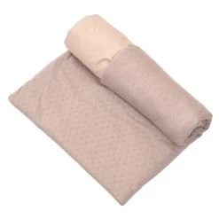 MamaLoes Amy Ajour Nougat 75x100cm Wiegdeken 84483 -Jollein Winkel wieg nougat