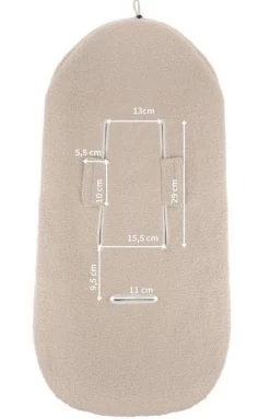 Zaffiro MINI Lama Vanilla Autostoel Voetenzak -Jollein Winkel zaffiro mini lama vanilla slaapzak voor autostoel 1920x1920